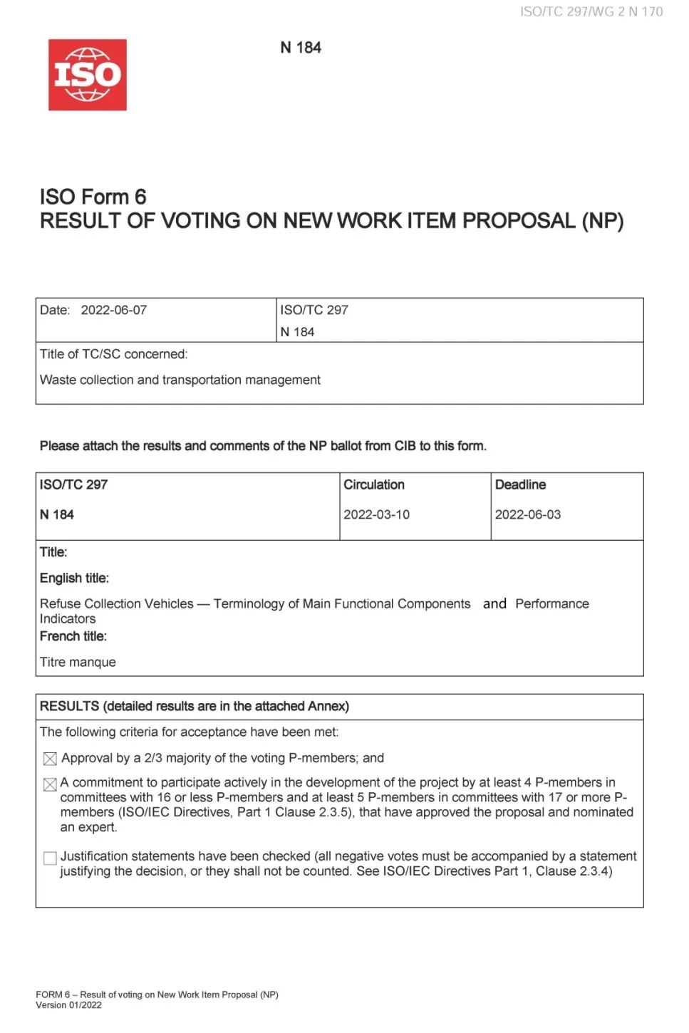标准领跑行业丨AG庄闲游戏环境代表中国获得环卫首个国际标准立项！
